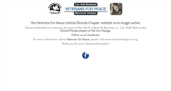 Desktop Screenshot of cflveteransforpeace.org